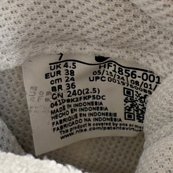 Nike Waffle Debut Women's Sneakers Size US 7, White/Leopard Print New Phanton - Picture 9 of 11